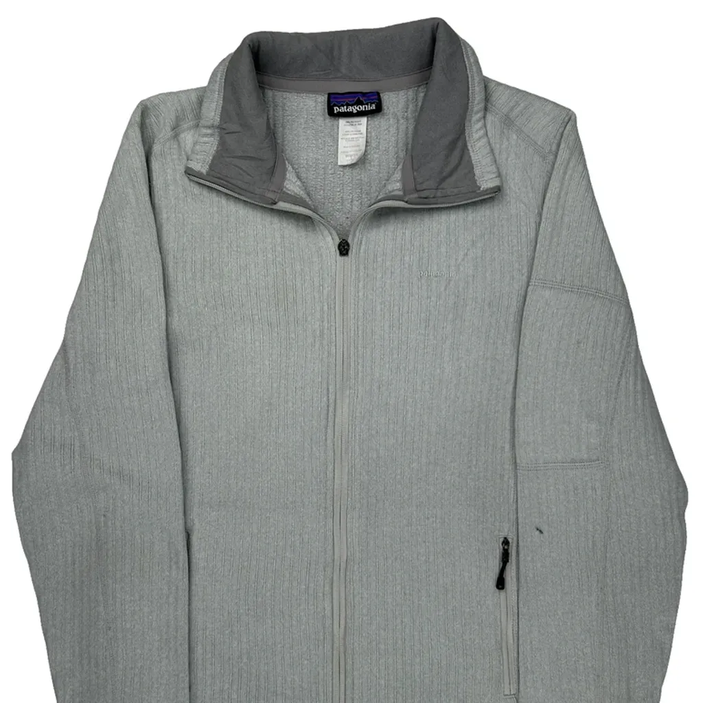 Patagonia Fleece Jacket - Large Gray Polyester - Image 4