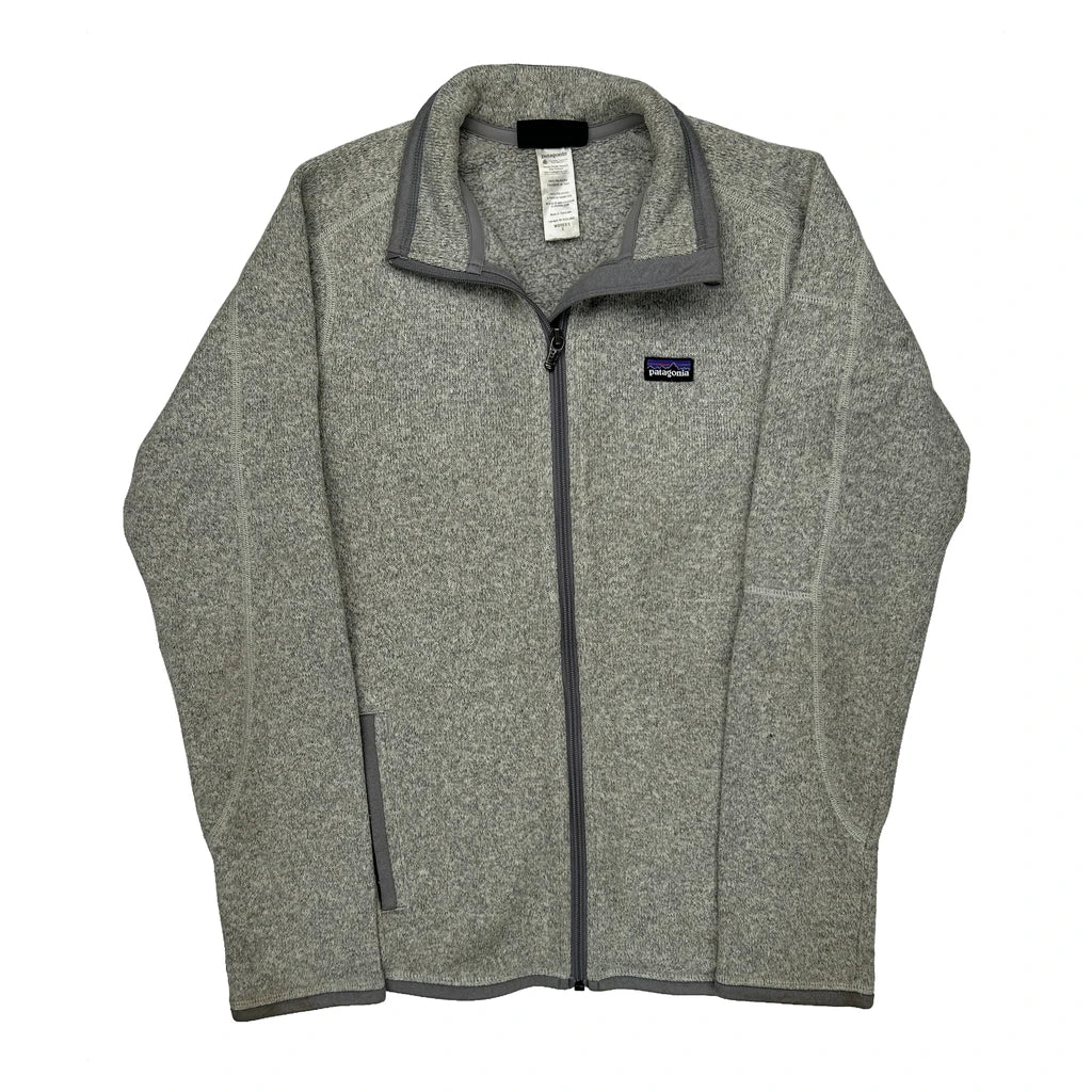 Patagonia Fleece Jacket - Small Gray Polyester