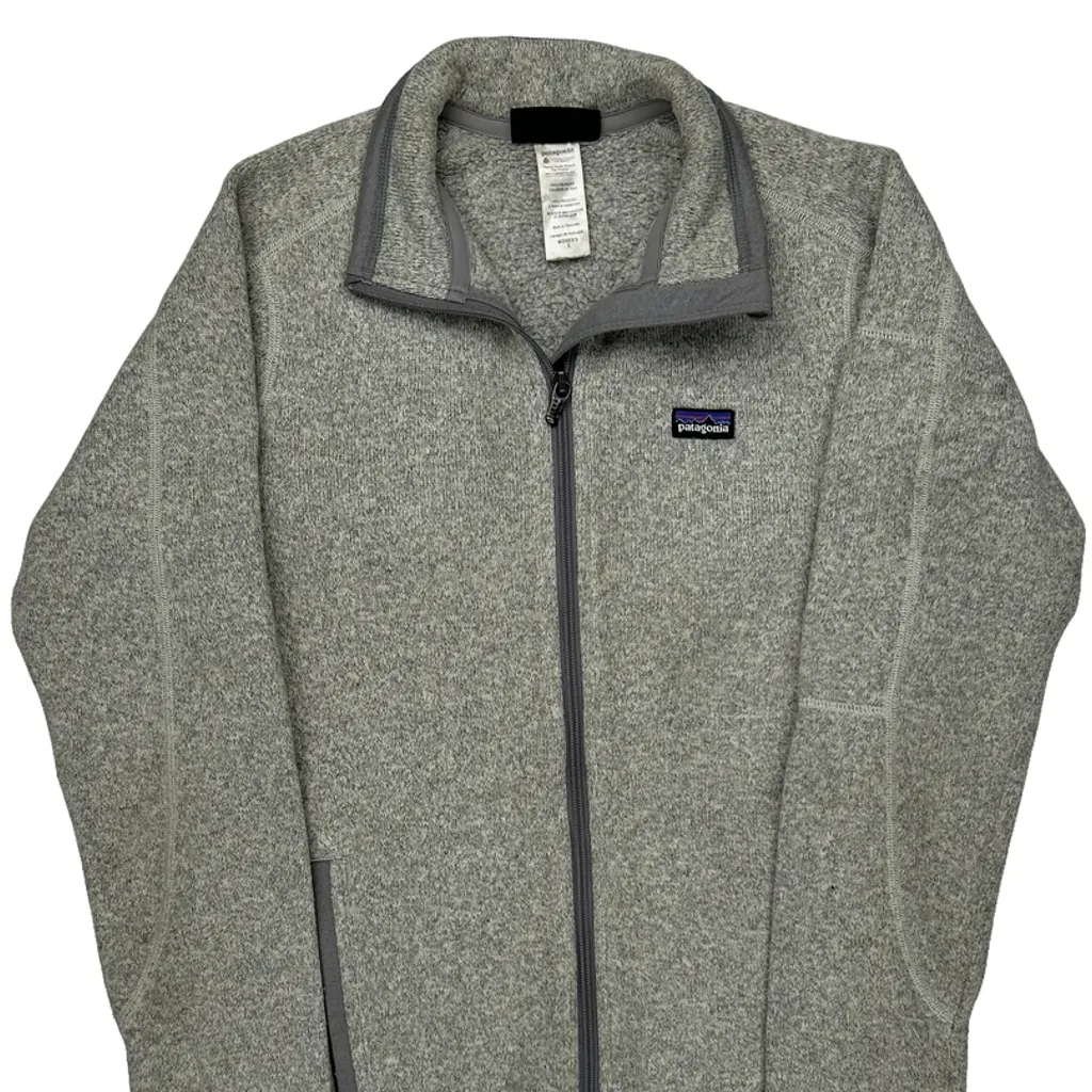 Patagonia Fleece Jacket - Small Gray Polyester - Image 5