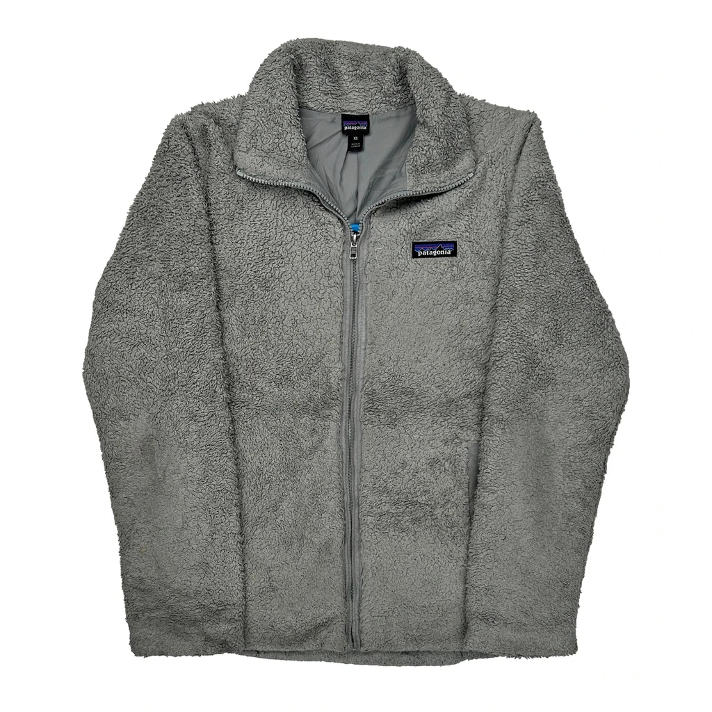 Patagonia Fleece Jacket - XS Gray Polyester