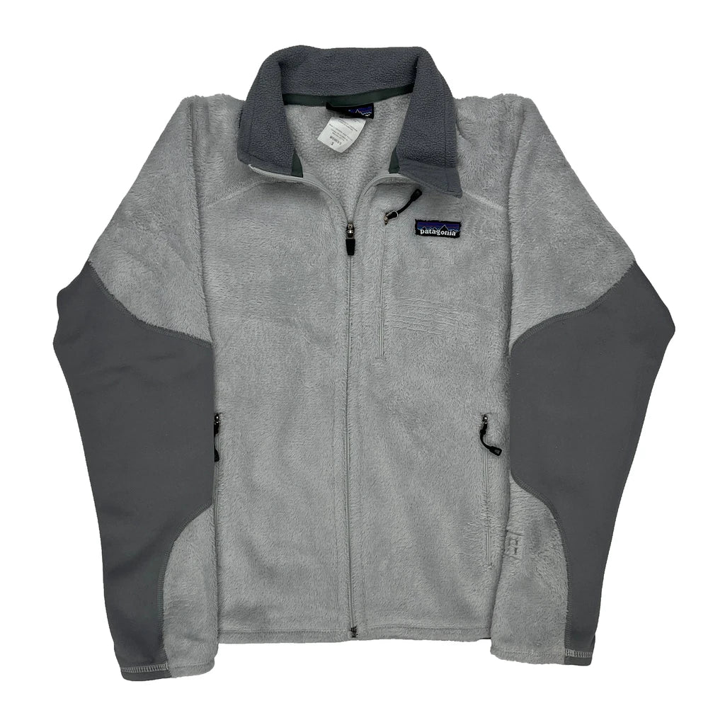 Patagonia Fleece Jacket - Small Grey Polyester