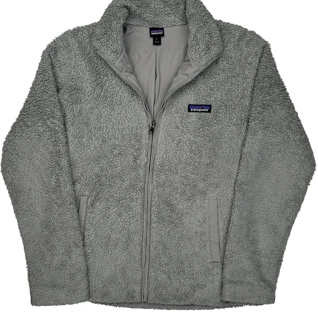 Patagonia Fleece Jacket - Small Grey Polyester - Image 4