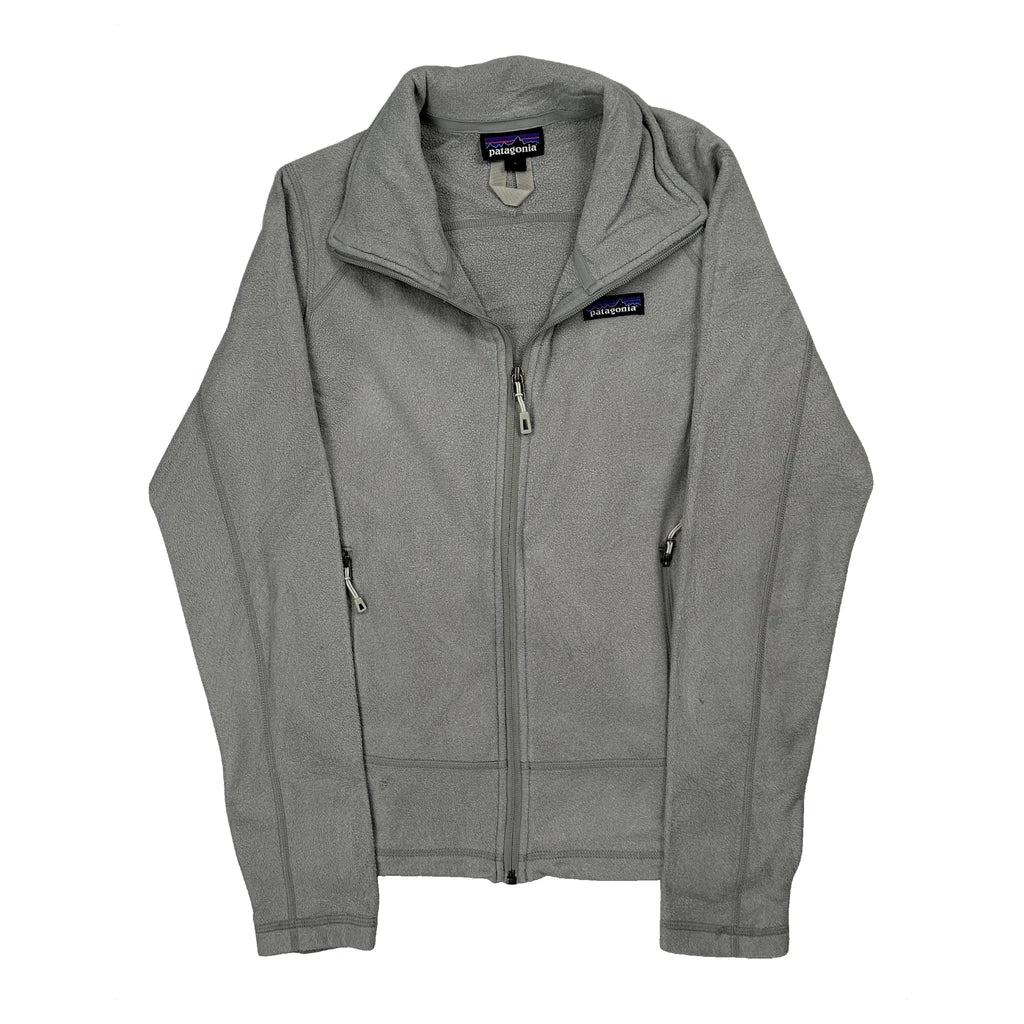 Patagonia Fleece Jacket - Small Grey Polyester