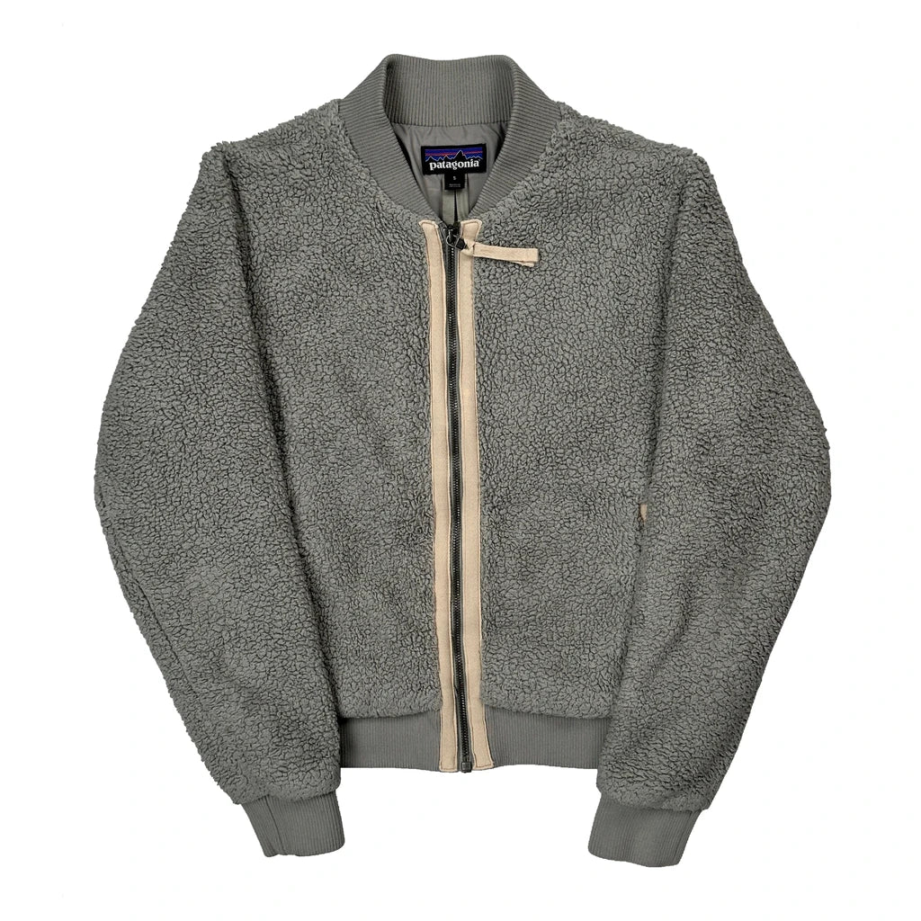 Patagonia Fleece Jacket - Small Grey Polyester