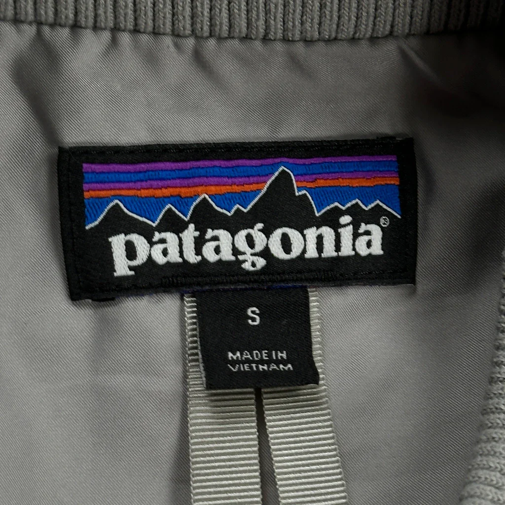 Patagonia Fleece Jacket - Small Grey Polyester - Image 3