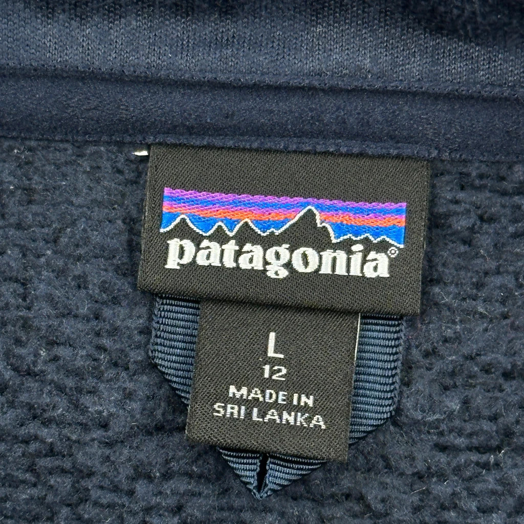 Patagonia Fleece Jacket - Large Navy Polyester - Image 3