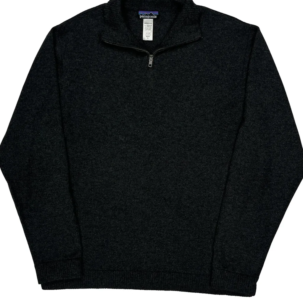 Patagonia Fleece - XL Black Wool Blend - Image 5