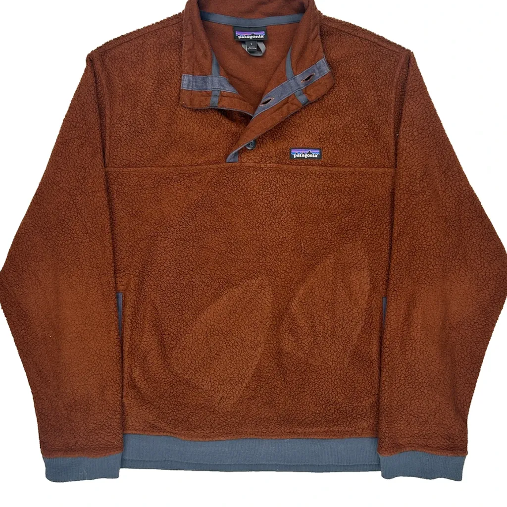 Patagonia Fleece - Large Brown Polyester - Image 5