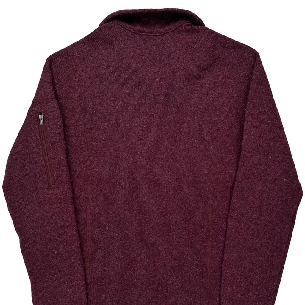 Patagonia Fleece - Medium Burgundy Polyester - Image 7