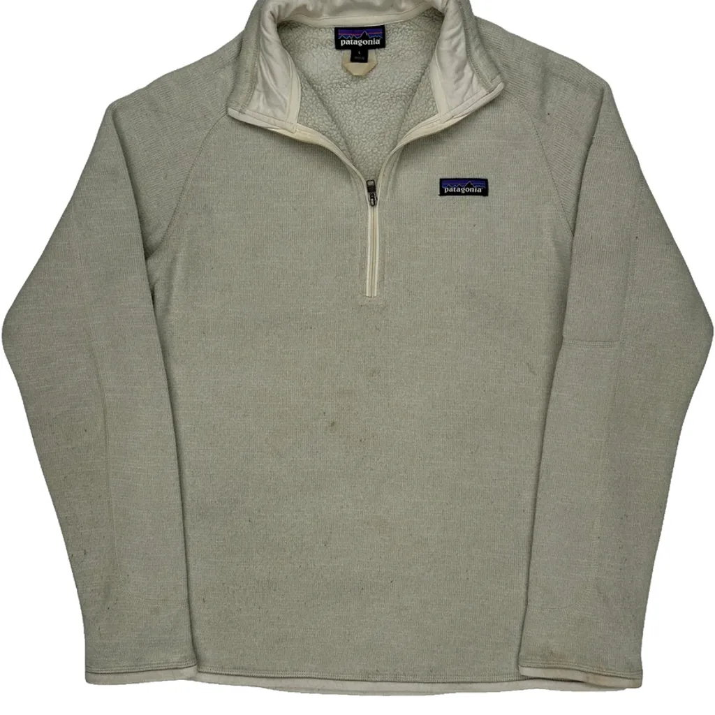 Patagonia Fleece - Large Cream Polyester - Image 5