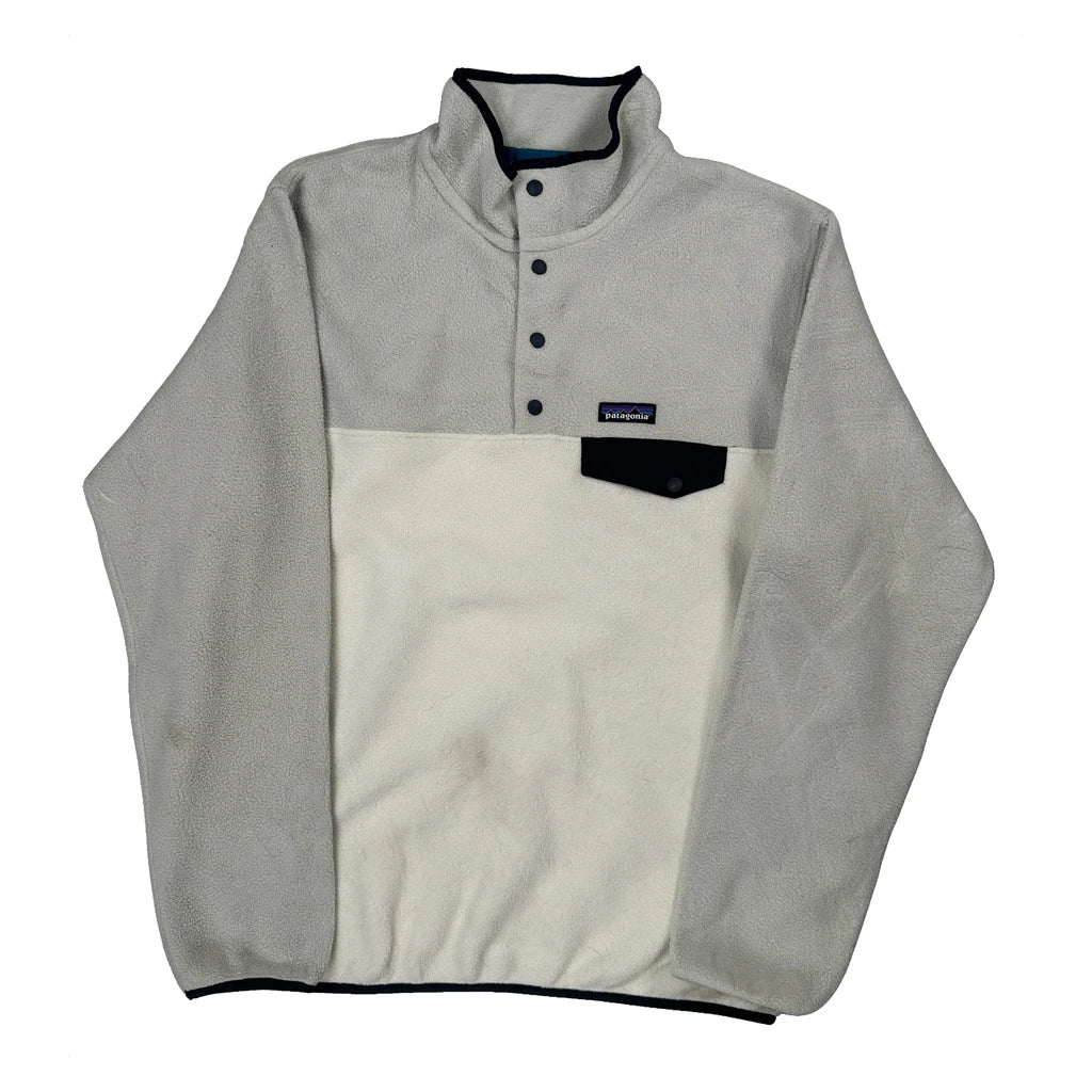 Patagonia T Snap Synchilla Fleece - XL Gray Polyester