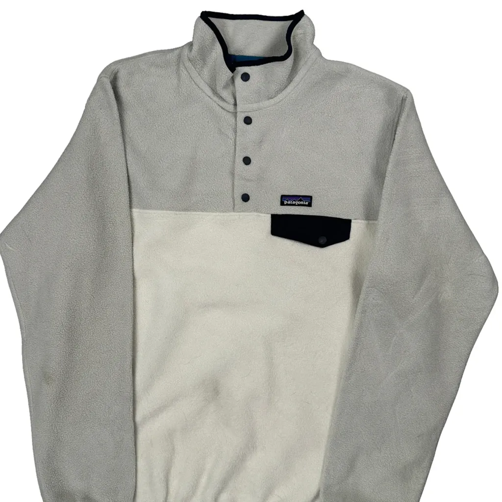 Patagonia T Snap Synchilla Fleece - XL Gray Polyester - Image 5