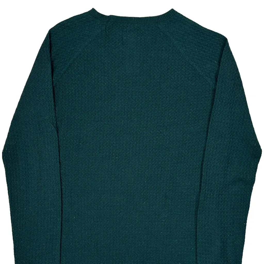 Patagonia Sweatshirt Fleece - Large Green Merino Wool Blend - Image 7