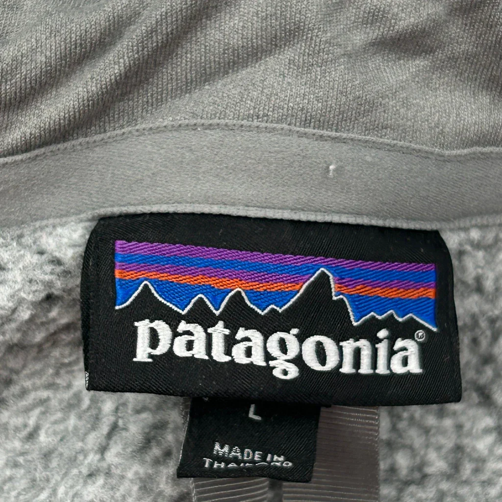 Patagonia Fleece - Large Grey Polyester - Image 3