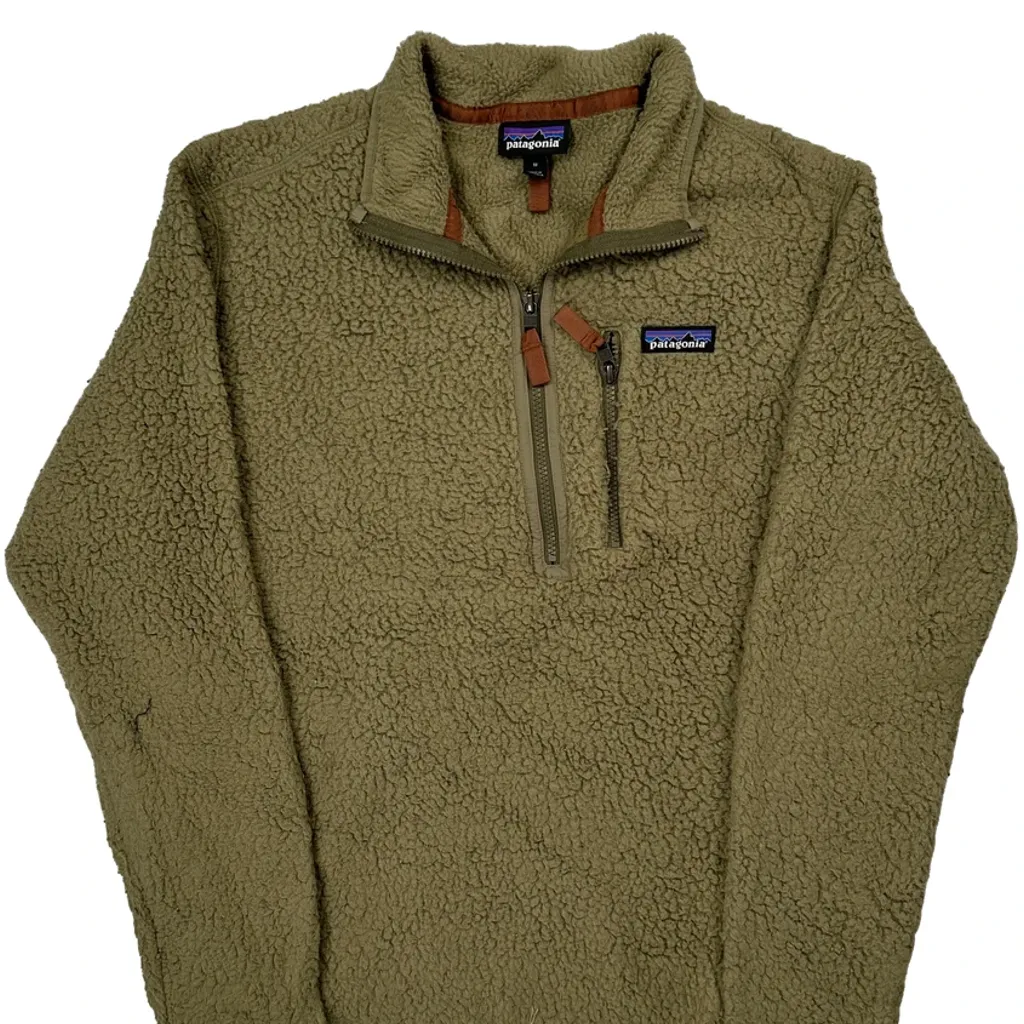 Patagonia Fleece - Medium Khaki Polyester - Image 4