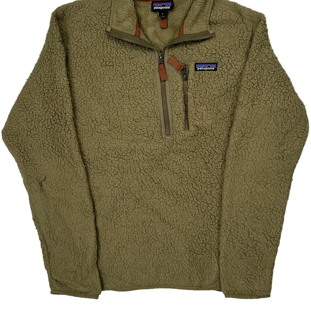 Patagonia Fleece - Medium Khaki Polyester - Image 5