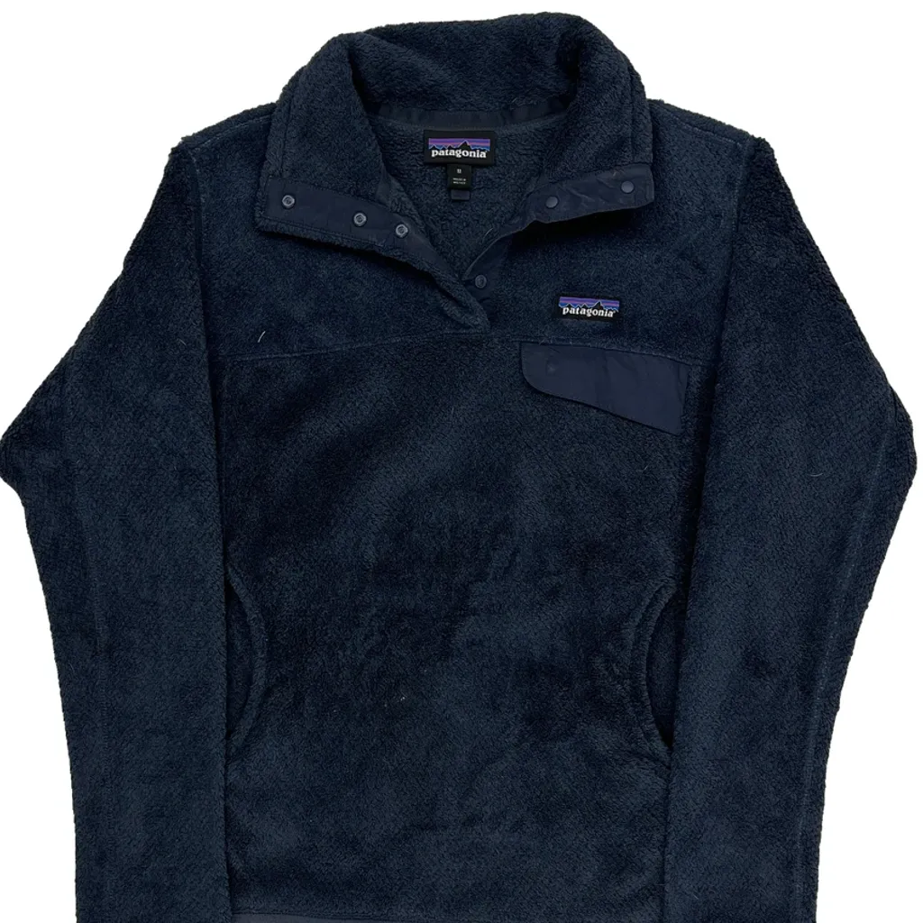 Patagonia Fleece - Medium Navy Polyester - Image 4