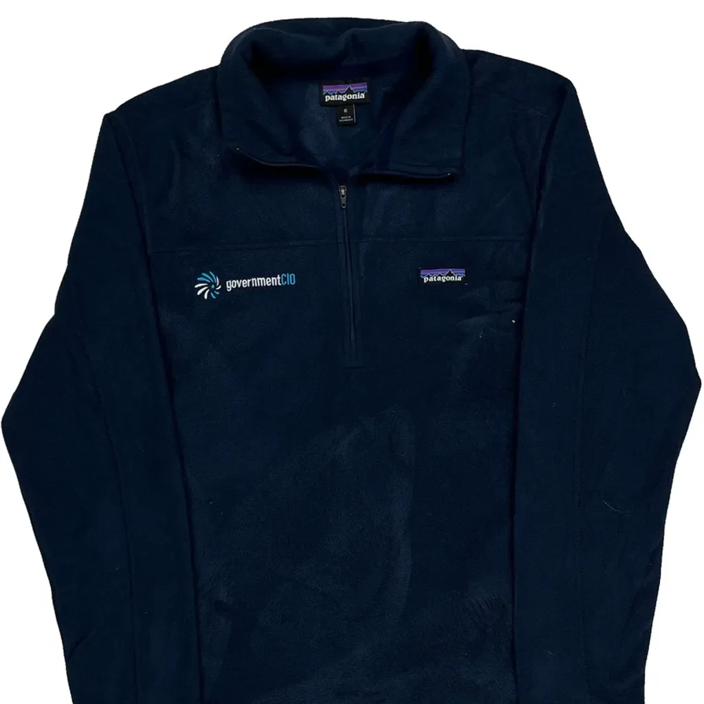 Patagonia Fleece - Medium Navy Polyester - Image 5