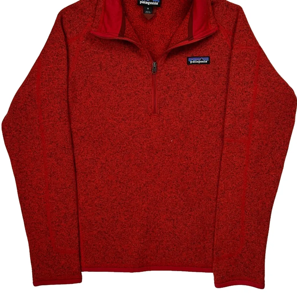 Patagonia Fleece - Medium Red Polyester - Image 5