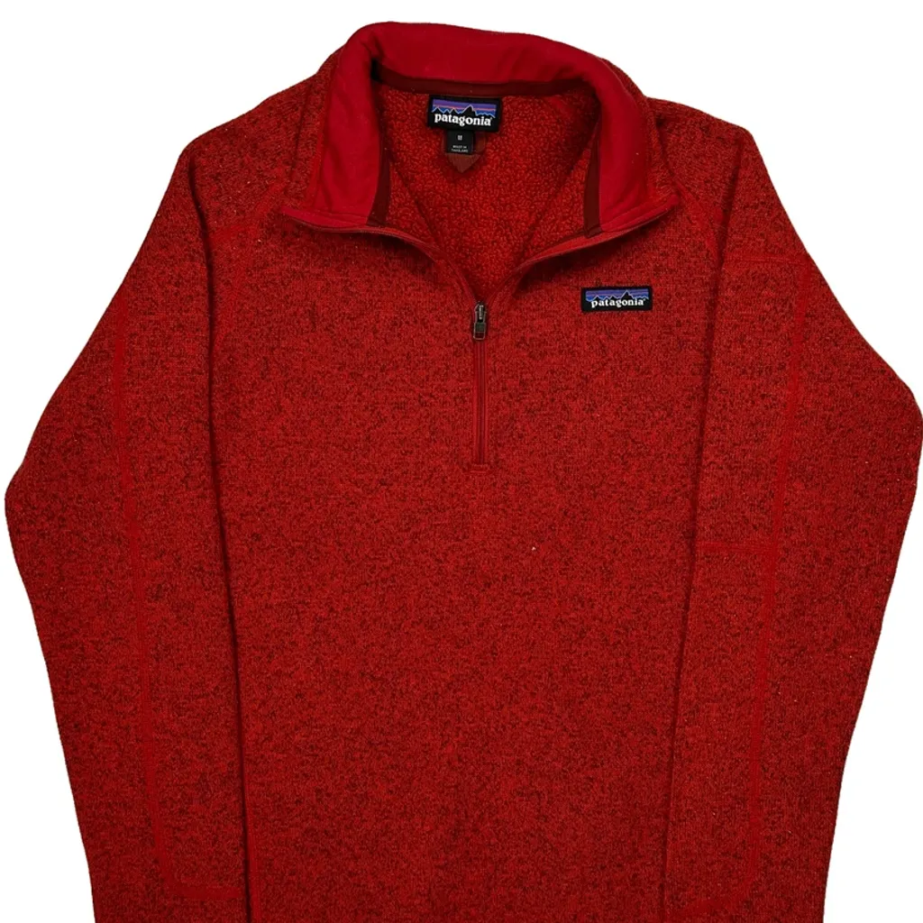 Patagonia Fleece - Medium Red Polyester - Image 6