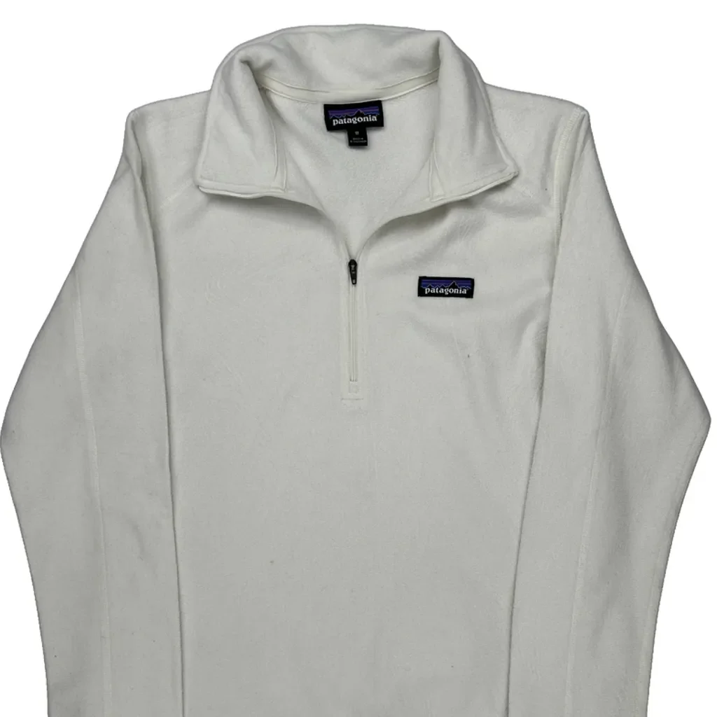 Patagonia Fleece - Medium White Polyester - Image 4