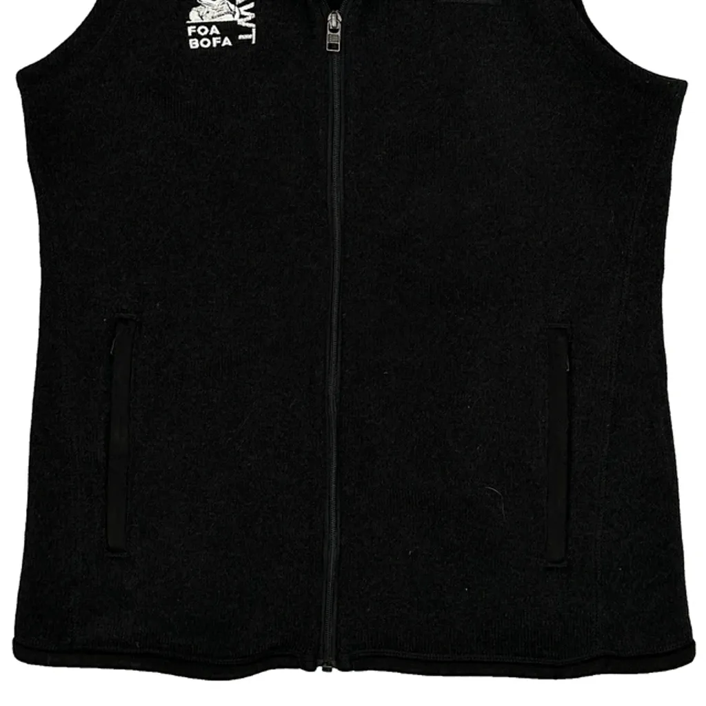 Patagonia Fleece Vest - Small Black Polyester - Image 4