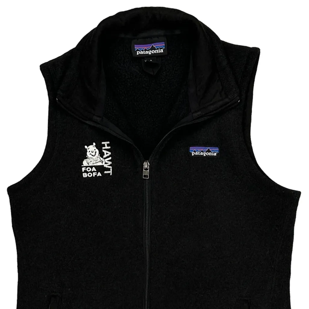 Patagonia Fleece Vest - Small Black Polyester - Image 5