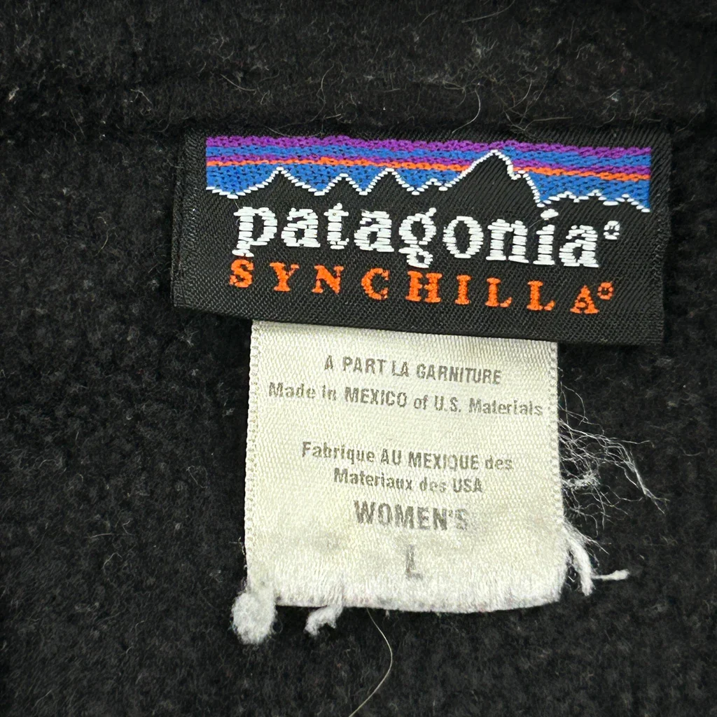 Patagonia Synchilla Fleece - Large Black Polyester - Image 3