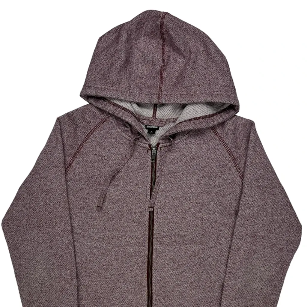 Patagonia Fleece - Small Burgundy Polyester Blend - Image 5