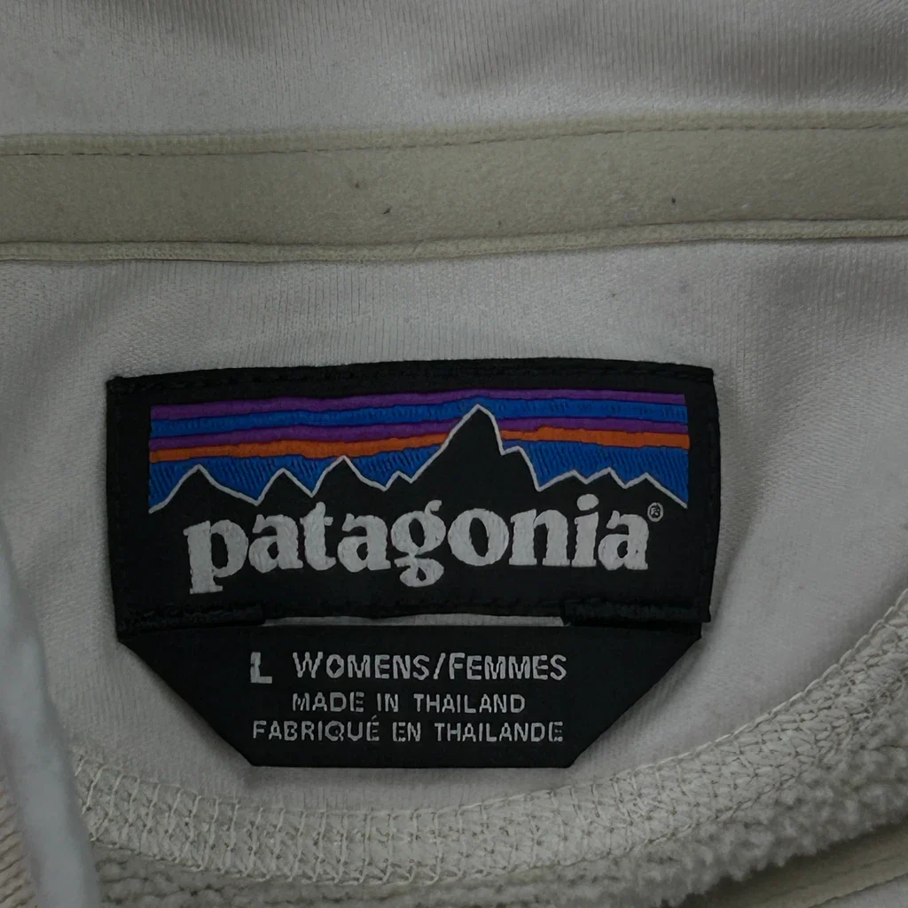 Patagonia Fleece - Large Cream Cotton - Image 3