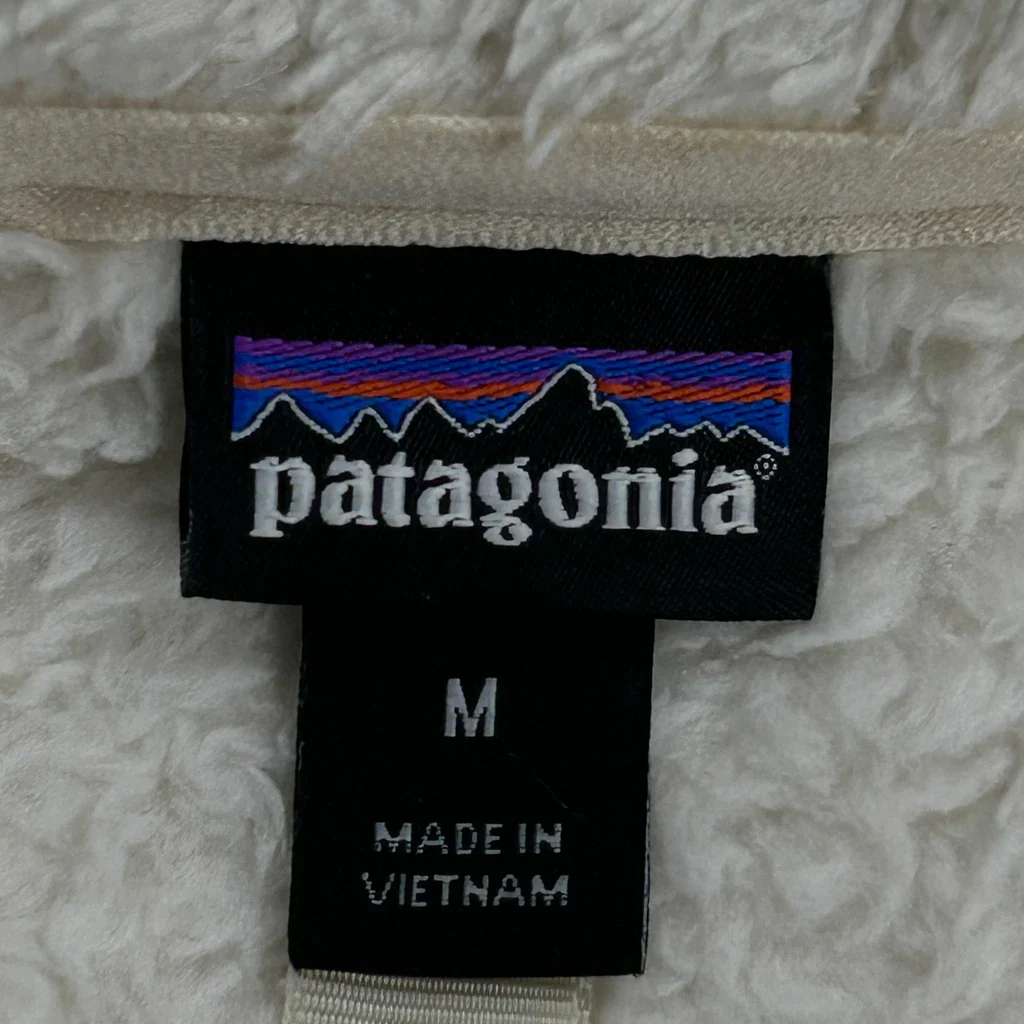 Patagonia Fleece - Medium Cream Polyester - Image 3
