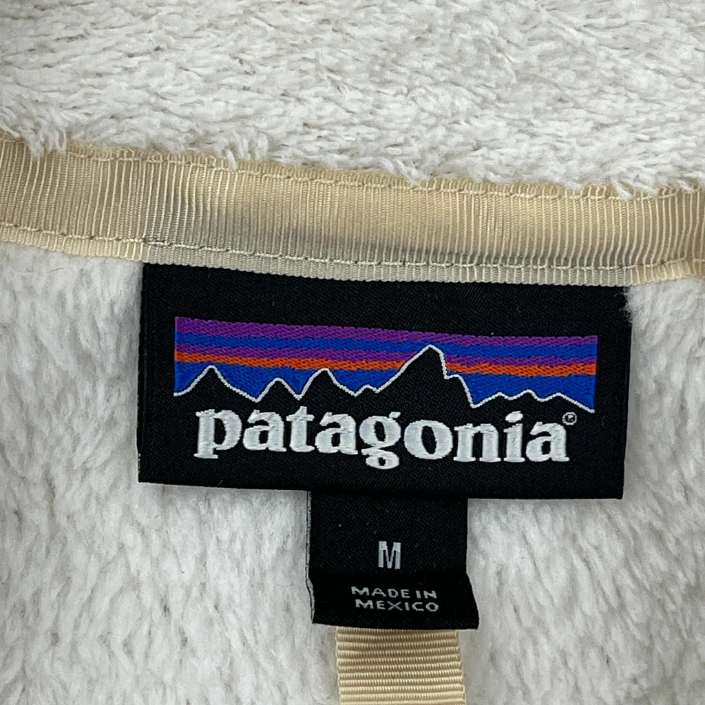 Patagonia Fleece - Medium Cream Polyester - Image 3