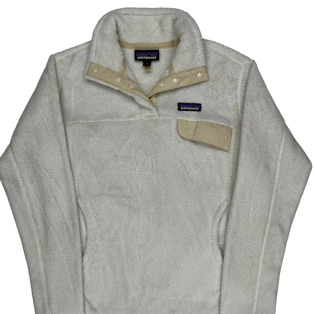 Patagonia Fleece - Medium Cream Polyester - Image 4