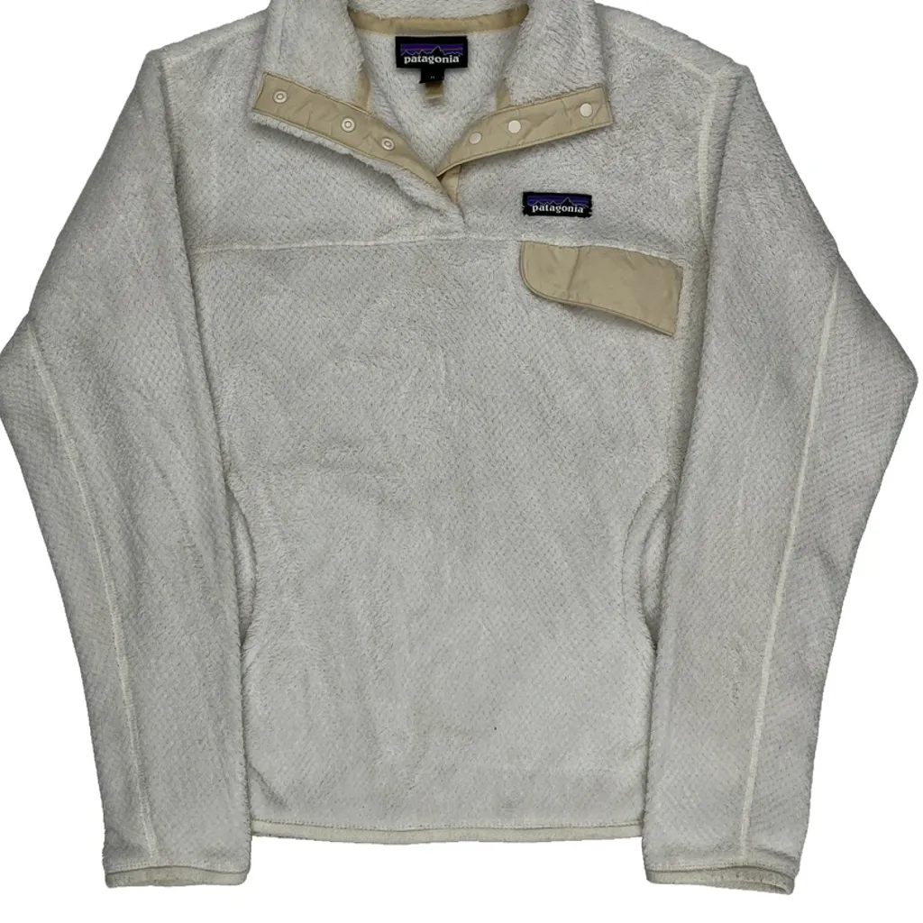 Patagonia Fleece - Medium Cream Polyester - Image 5