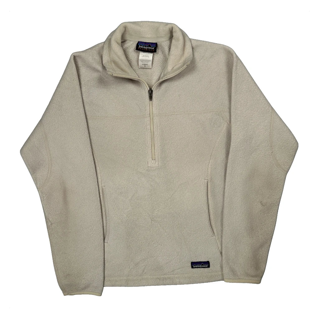 Patagonia Synchilla Fleece - Small Cream Polyester