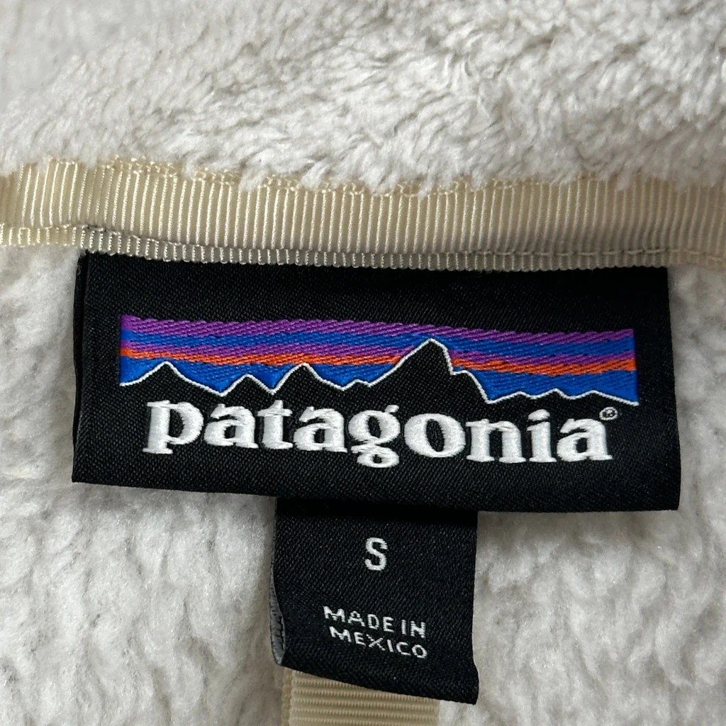 Patagonia Fleece - Small Cream Polyester - Image 3