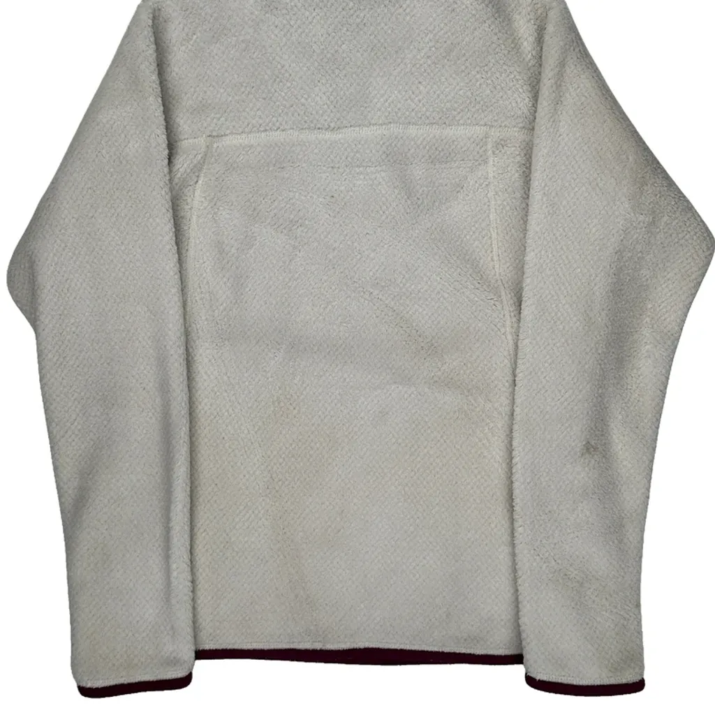 Patagonia T Snap Fleece - XS Cream Polyester - Image 7