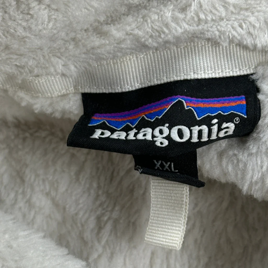 Patagonia Fleece - 2XL Cream Polyester - Image 3
