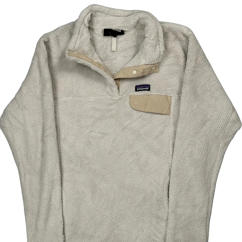 Patagonia Fleece - 2XL Cream Polyester - Image 4
