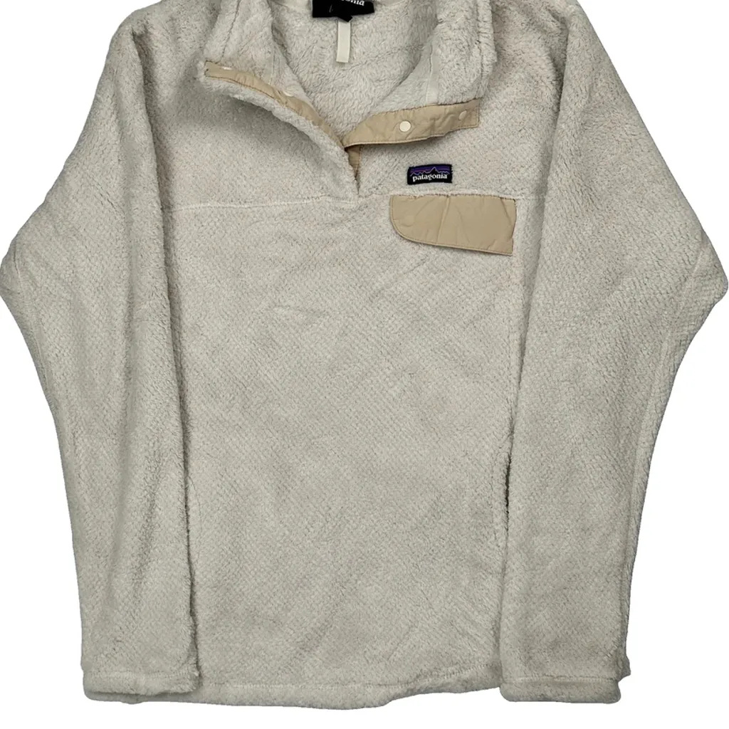 Patagonia Fleece - 2XL Cream Polyester - Image 5