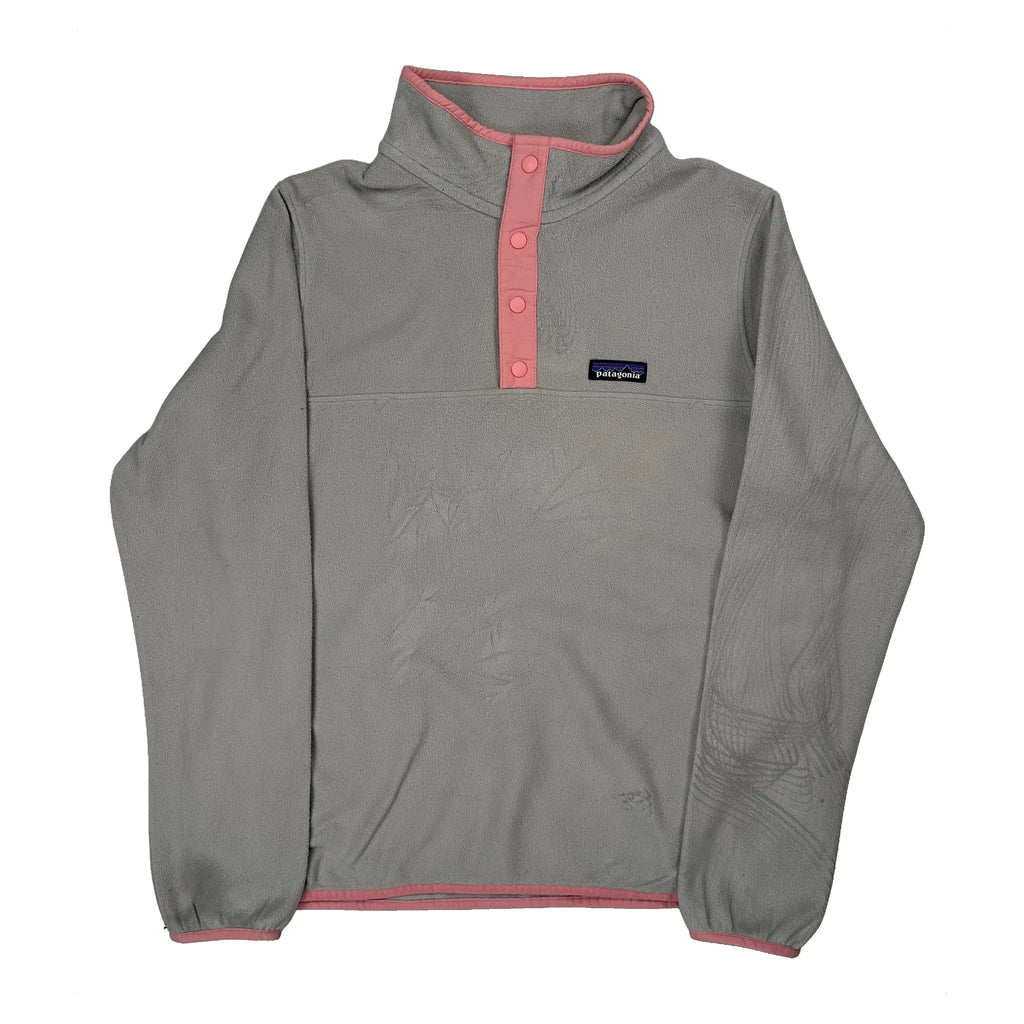 Patagonia T Snap Fleece - Large Gray Polyester