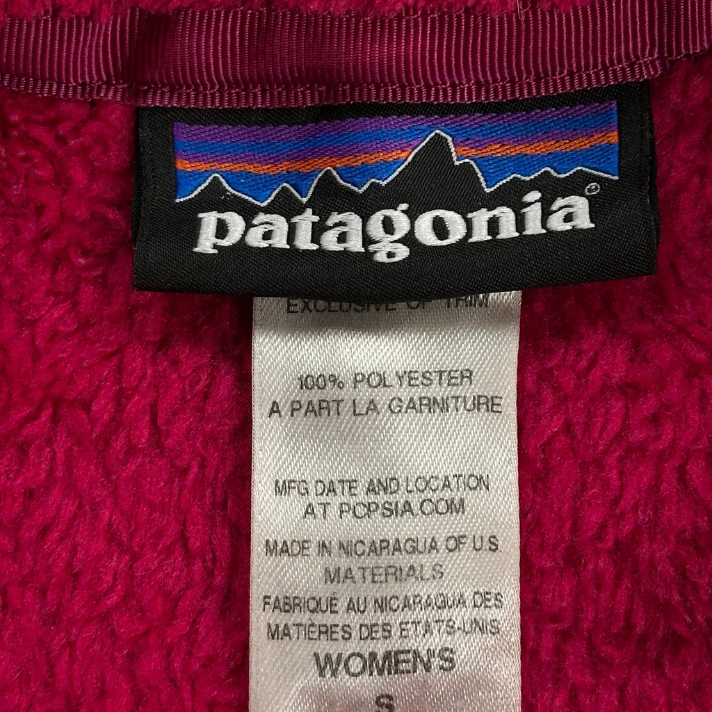 Patagonia Snap-T Fleece - Small Pink Polyester - Image 3