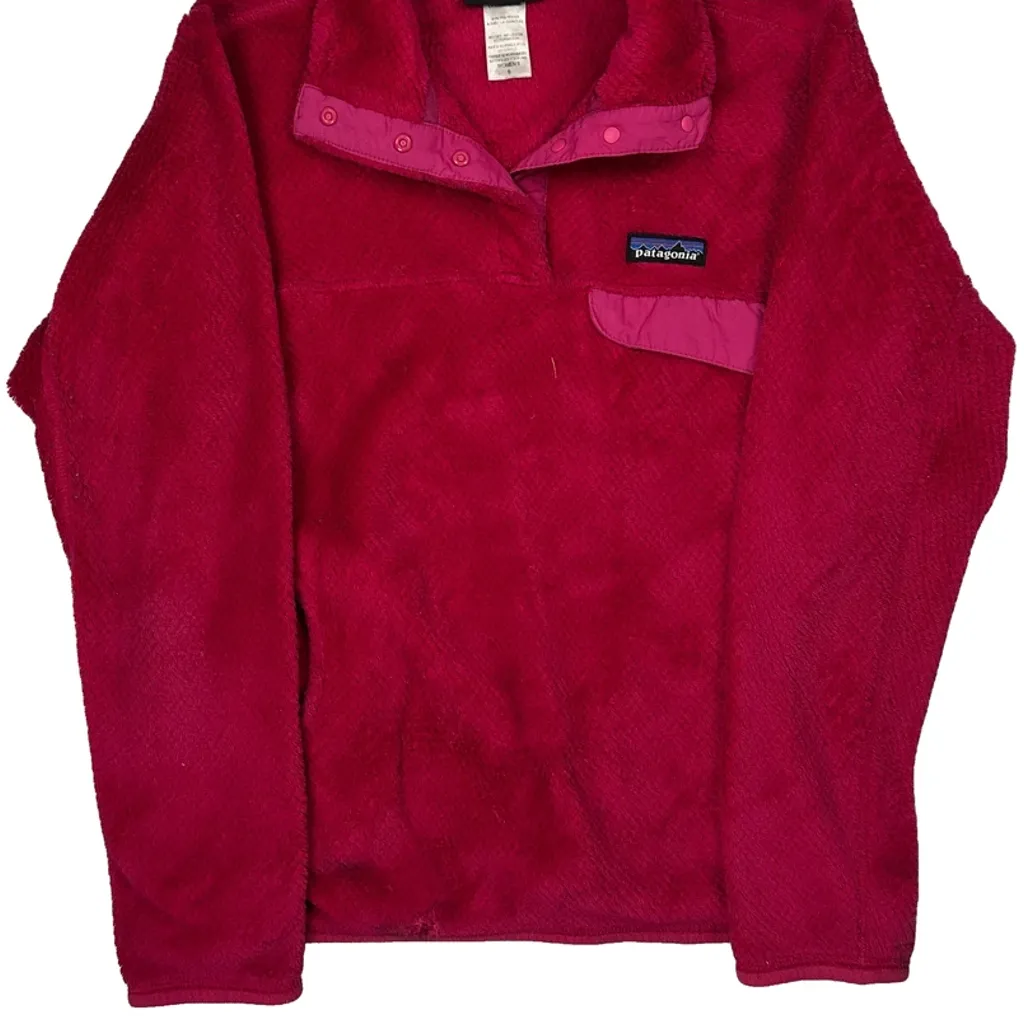 Patagonia Snap-T Fleece - Small Pink Polyester - Image 5