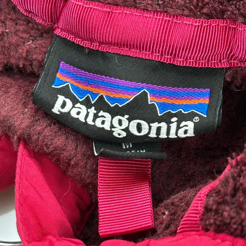 Patagonia Fleece - Medium Red Polyester - Image 3