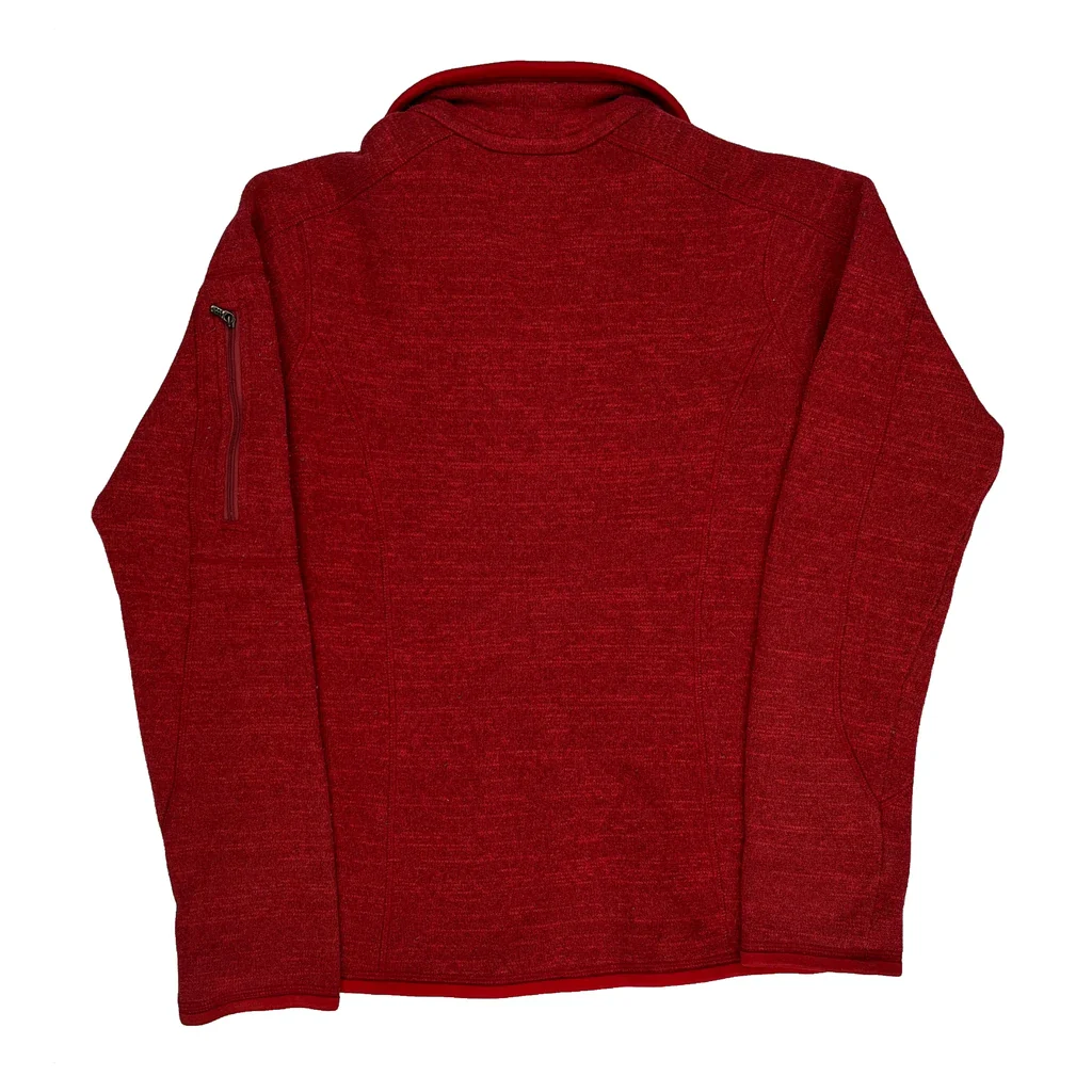 Patagonia Fleece - Medium Red Polyester - Image 2