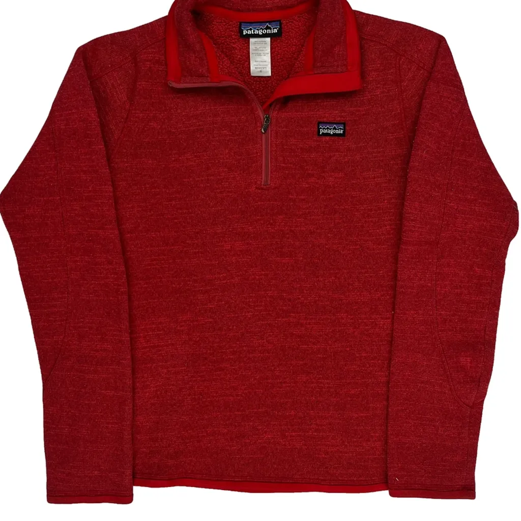 Patagonia Fleece - Medium Red Polyester - Image 4
