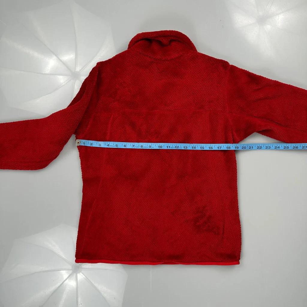 Patagonia Fleece - Medium Red Polyester - Image 3