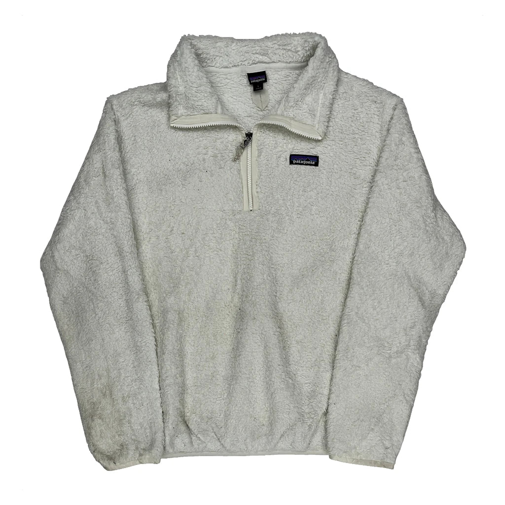 Patagonia Fleece - Large White Polyester