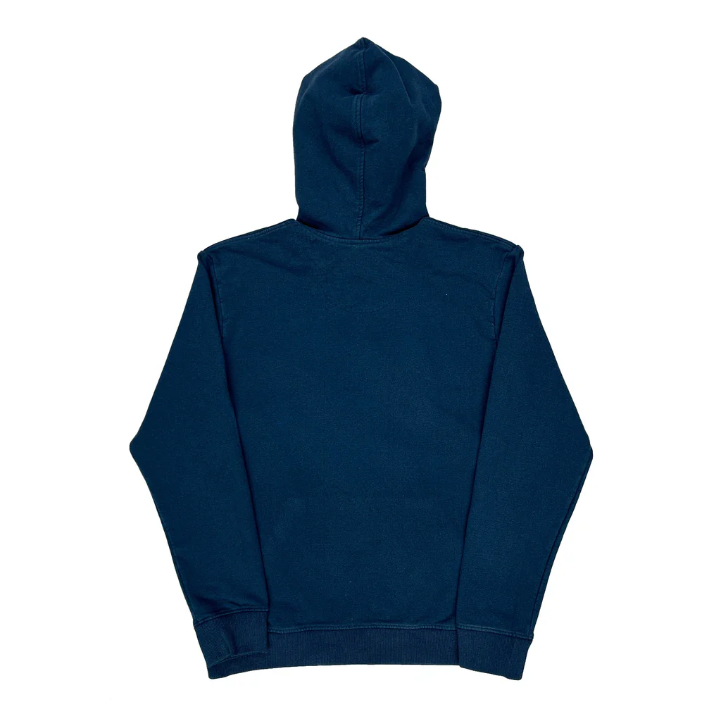 Patagonia Graphic Hoodie - Medium Blue Cotton Blend - Image 2