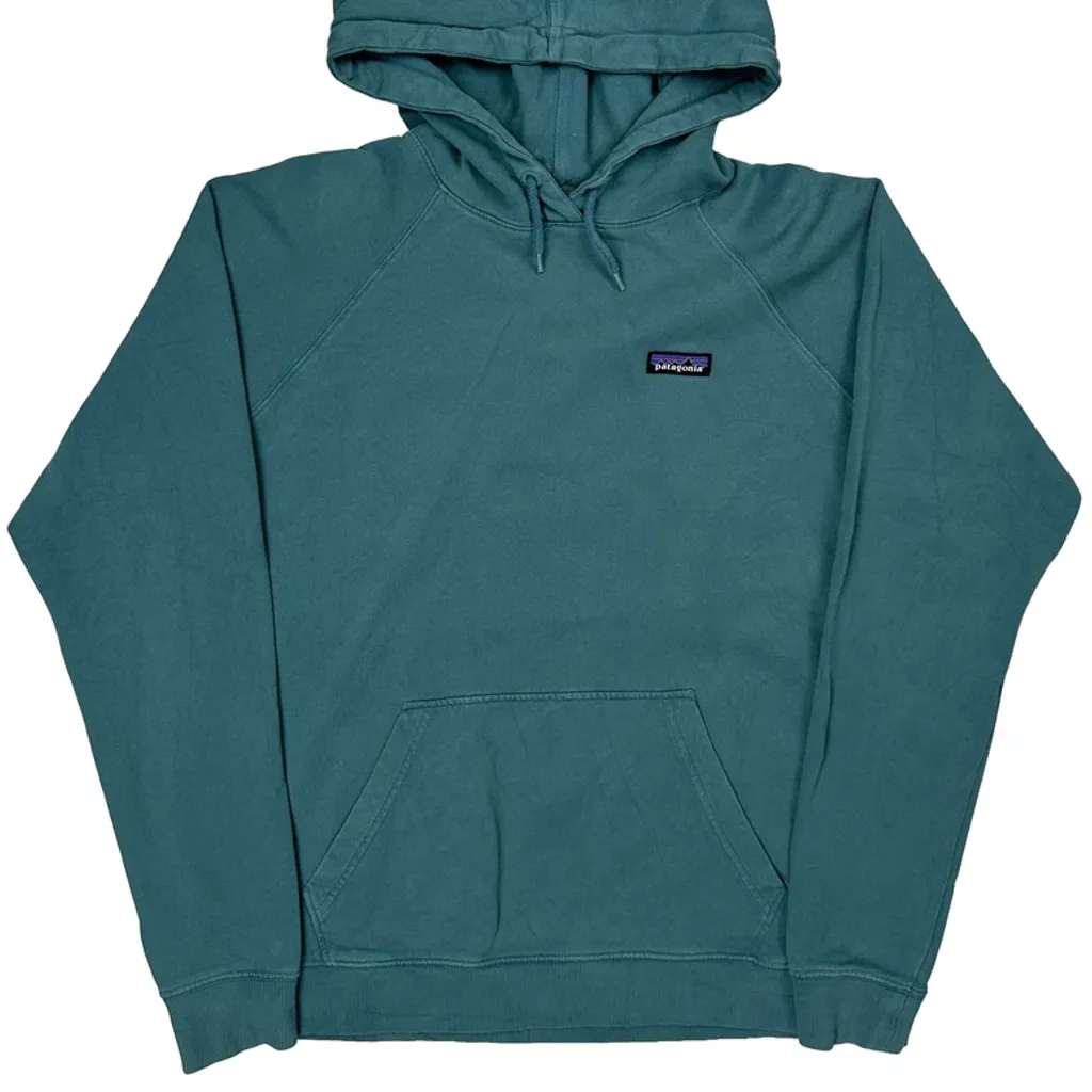Patagonia Hoodie - XL Green Cotton - Image 4